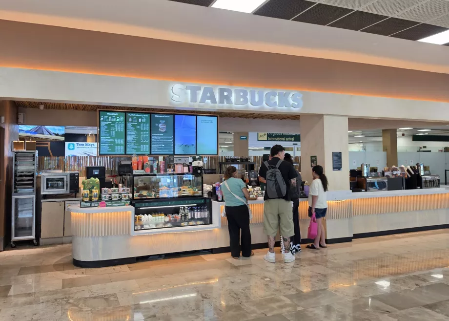 Starbucks in the public area