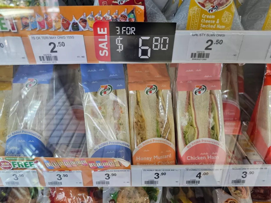 Prices at 7-Eleven
