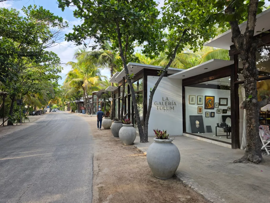 Shops along the high street