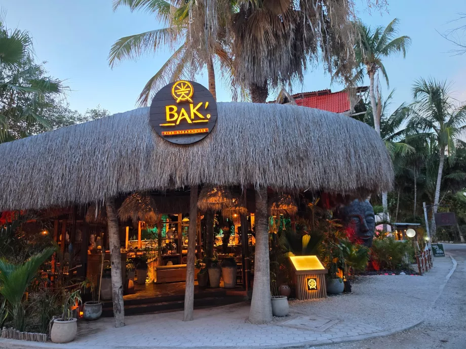 Restaurants along the main road