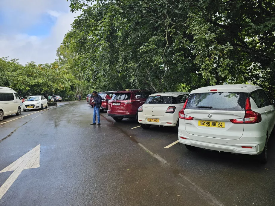 Chamarel car park