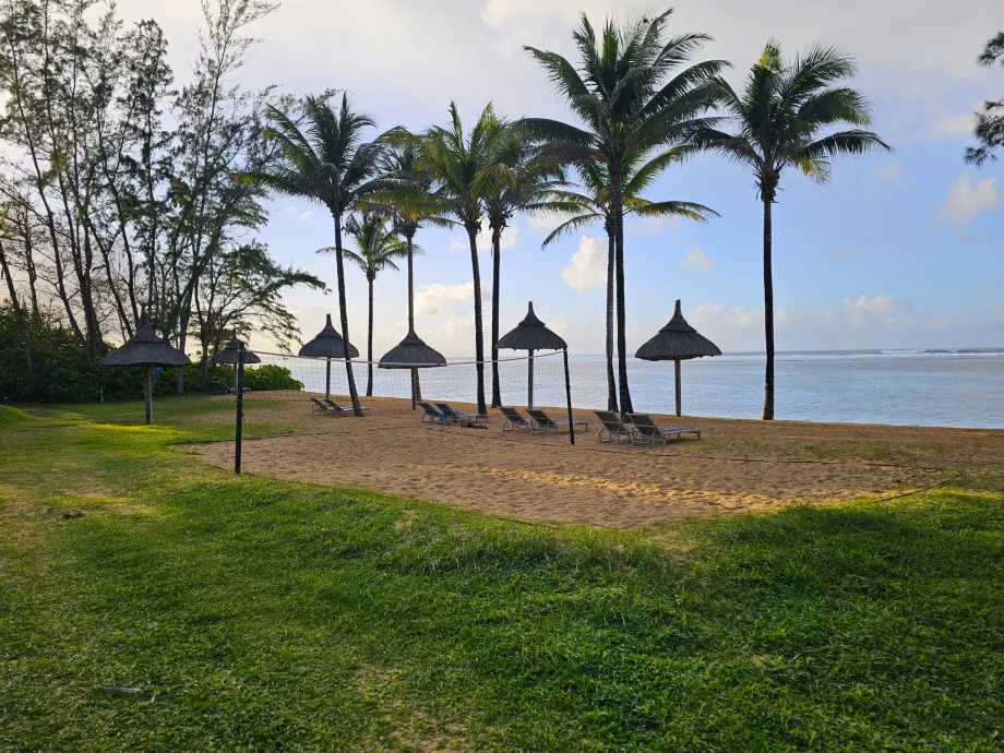 Beach volleyball court