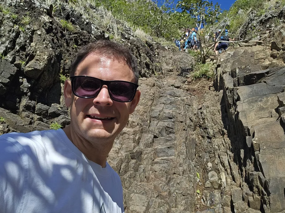 Climbing section