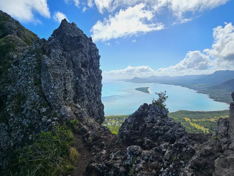 View from the top of Le Morne