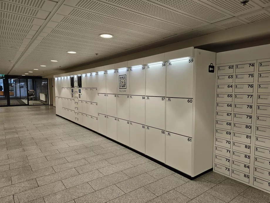 Lockers for luggage storage