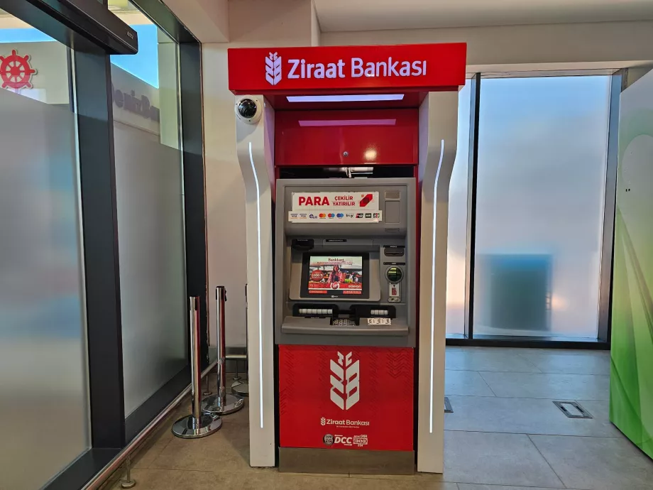 ATM machine Ziraat Bankasi, free withdrawal
