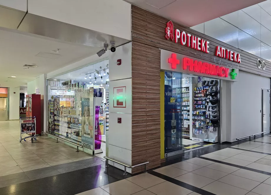 Pharmacy, public area, Terminal 2