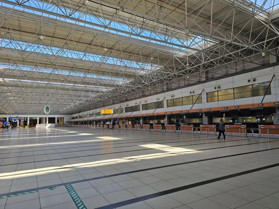 Check-in desks in Terminal 2