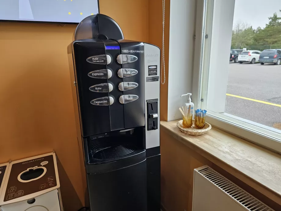 Coffee machine, public part