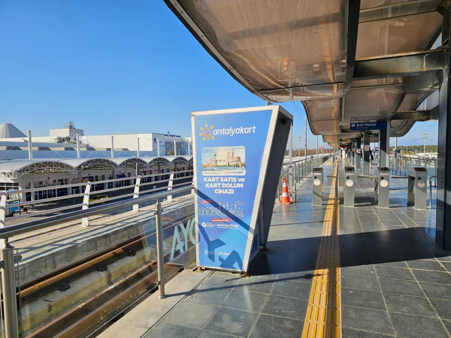 Ticket machine at the tram stop