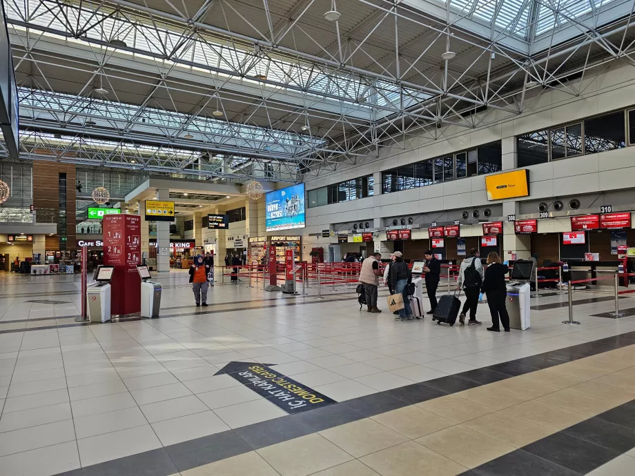 Terminal 1, domestic check-in counters