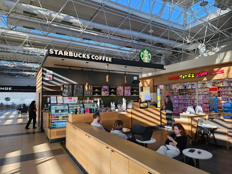 Starbucks, Terminal 1, domestic transit section