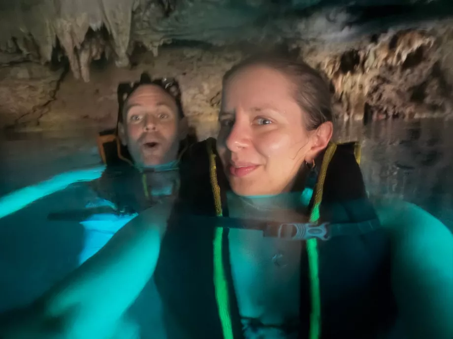 Us at Gran Cenote