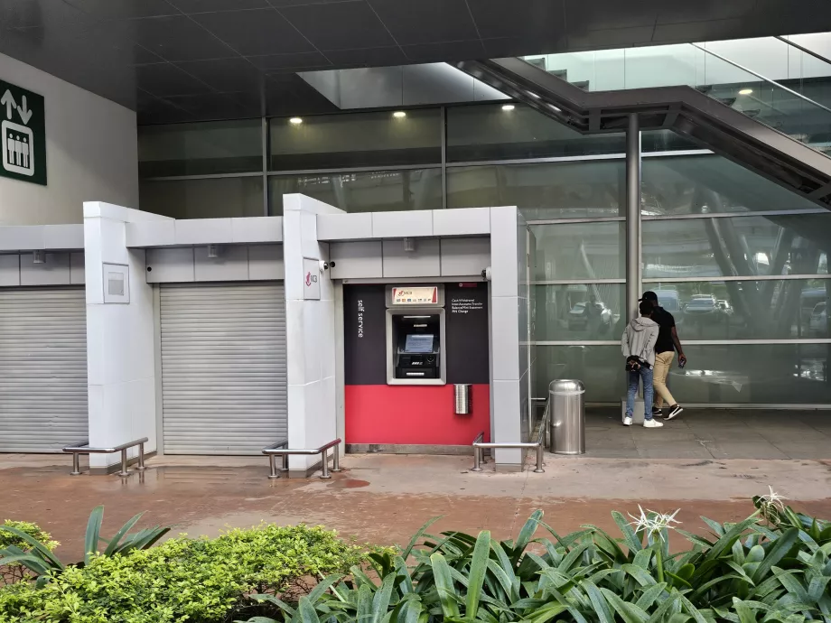 ATM outside the arrivals hall