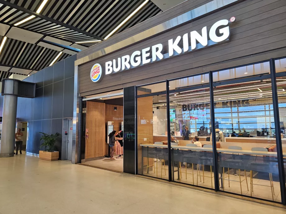 Burger King in the transit zone