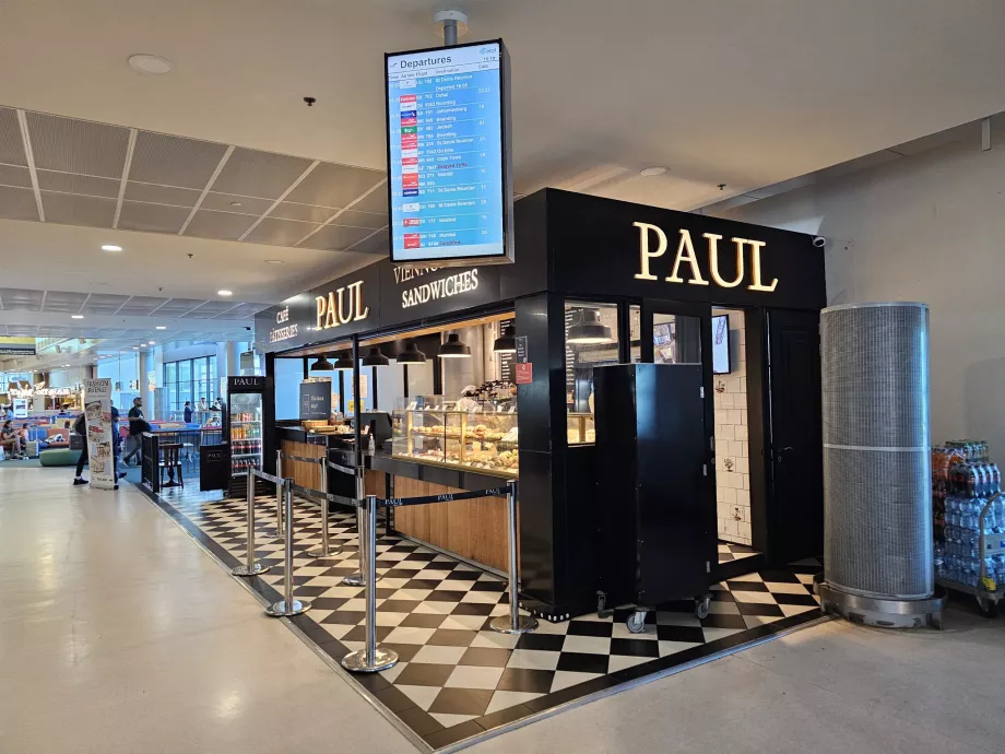 Paul Bakery in the transit zone