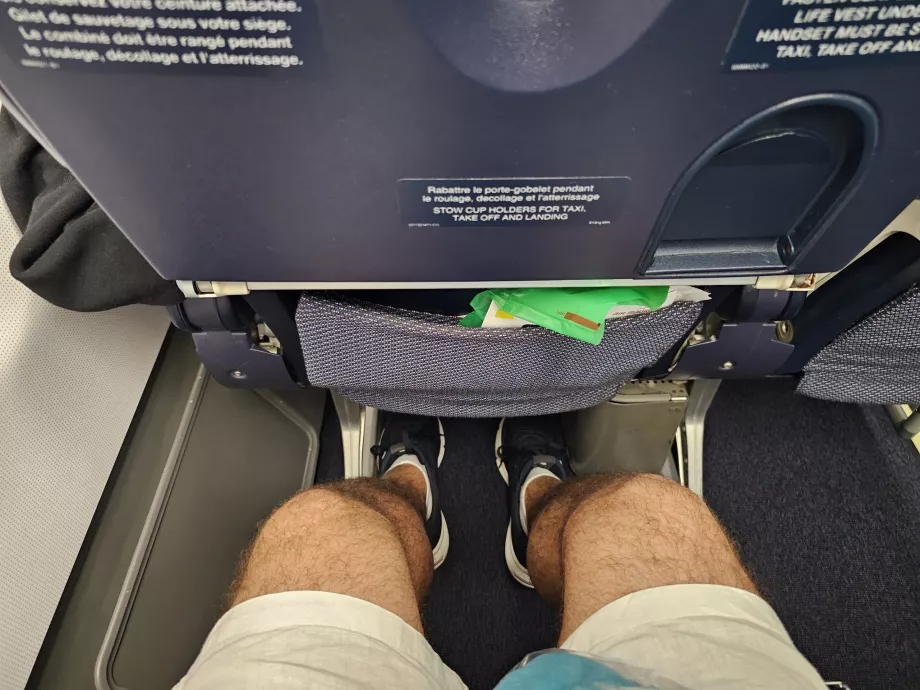 Legroom in economy class