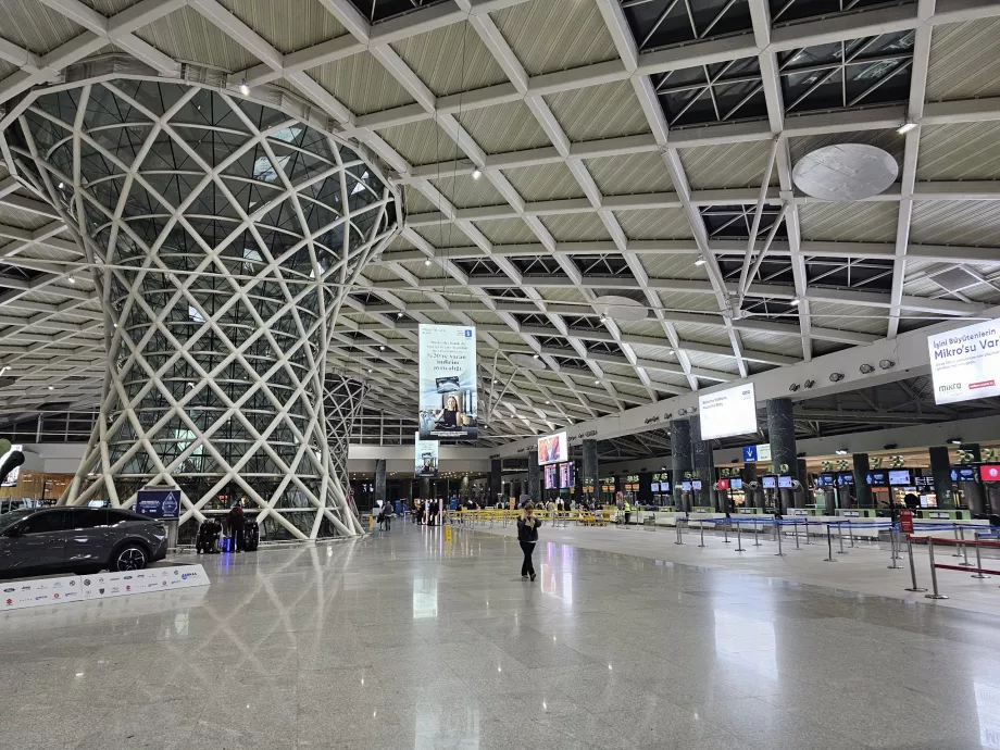 Check-in counters, domestic terminal