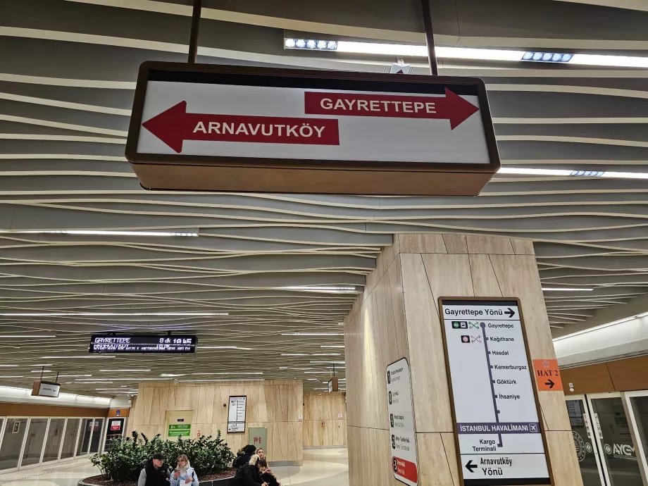 Gayrettepe's direction to the centre