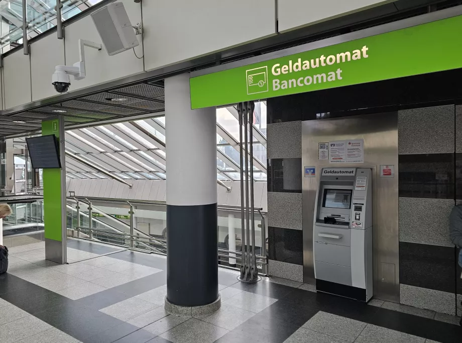 ATM in the departure hall