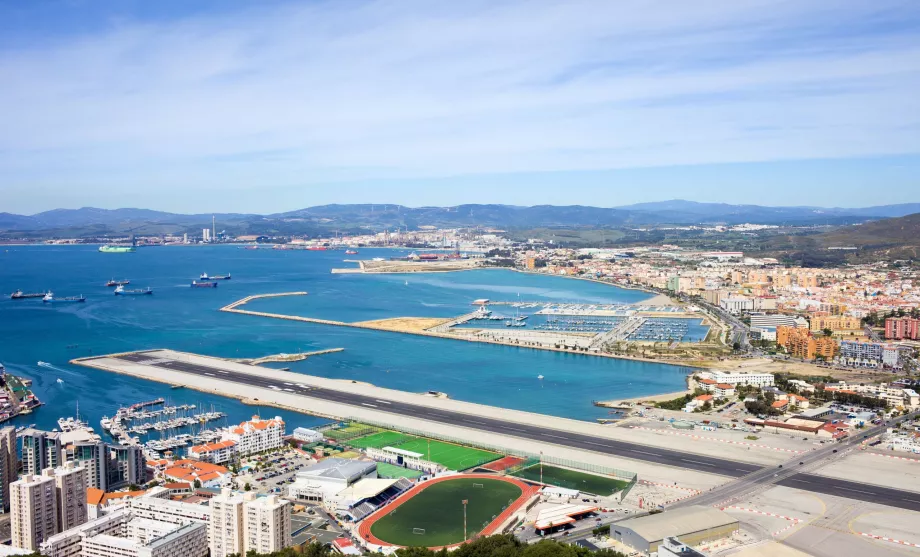 arrival by airport Gibraltar