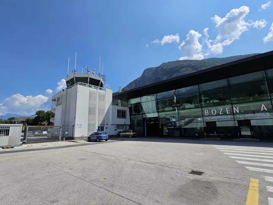 arrival by airport Bolzano
