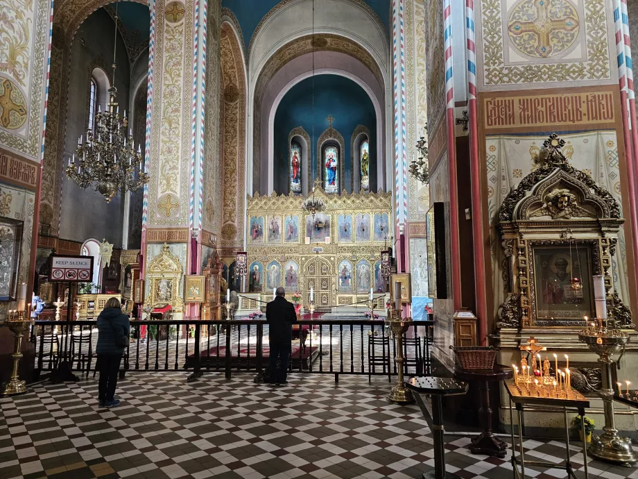 Interior of Alexander Nevsky Cathedral