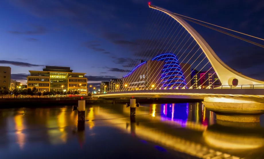 Night Bridge in Dublin