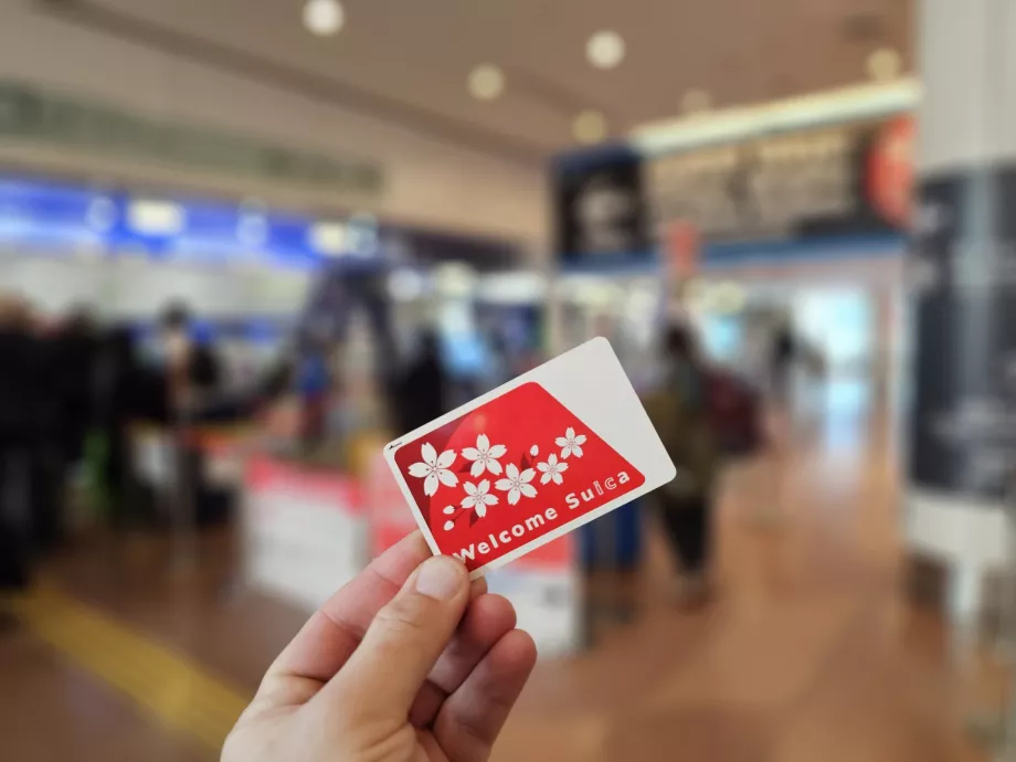 Welcome Suica card