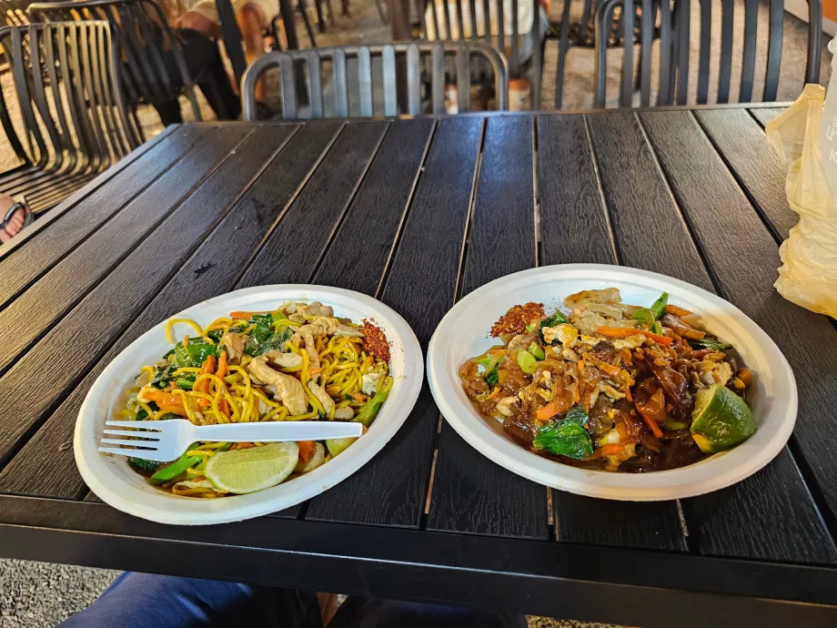 Our food at Freewave Market