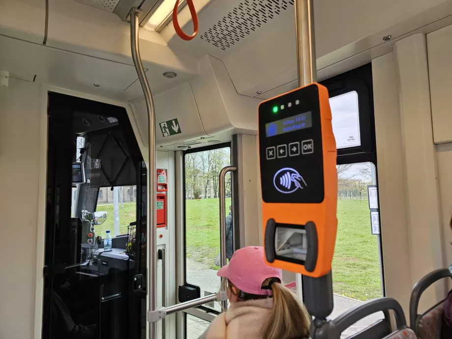 Validator at the first door for loading QR codes