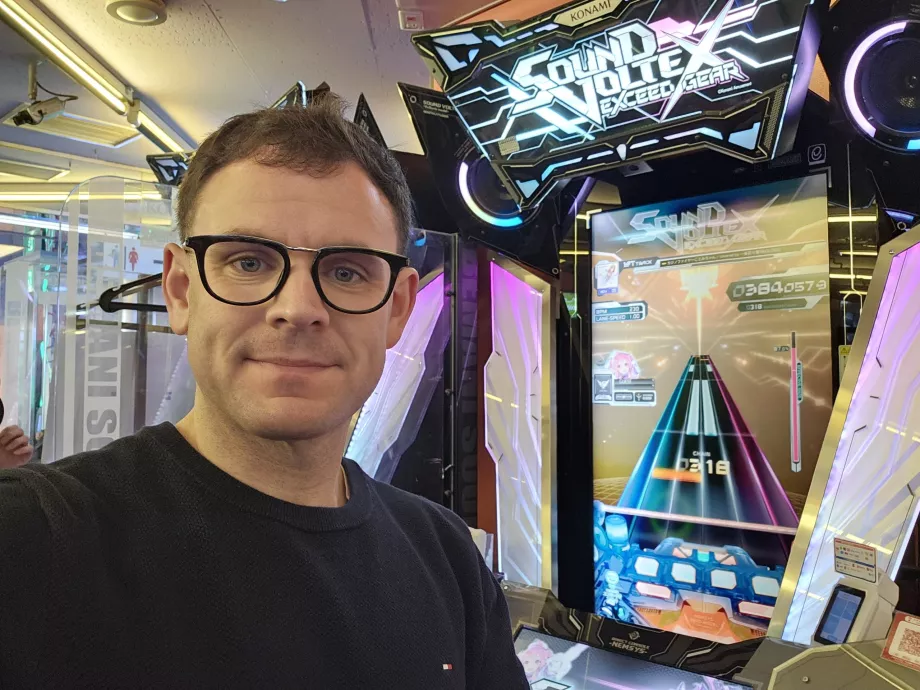 Me in the Akihabara Game Room