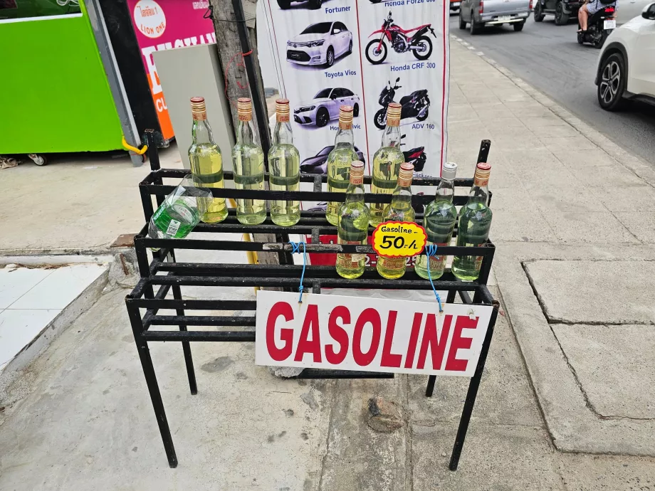 Street sales of petrol