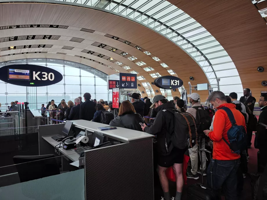 Boarding for the flight