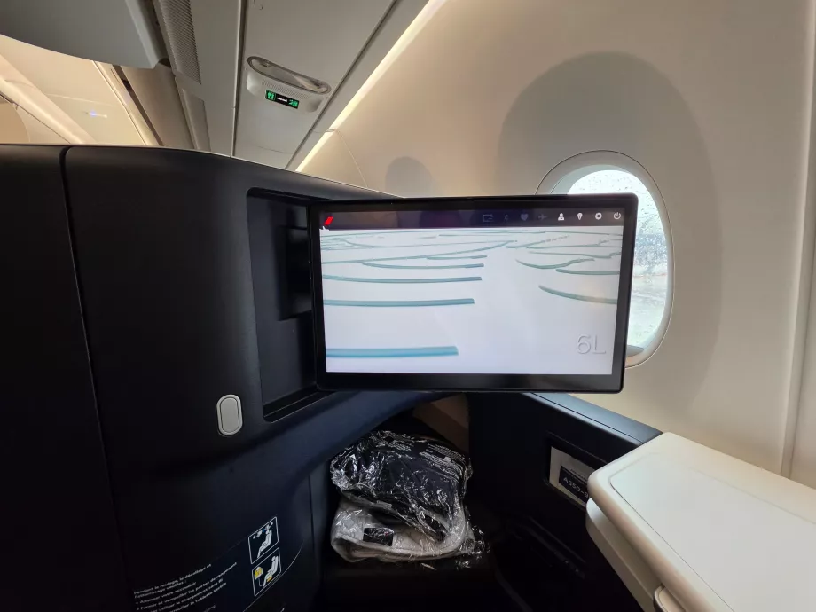 Screen by the seat