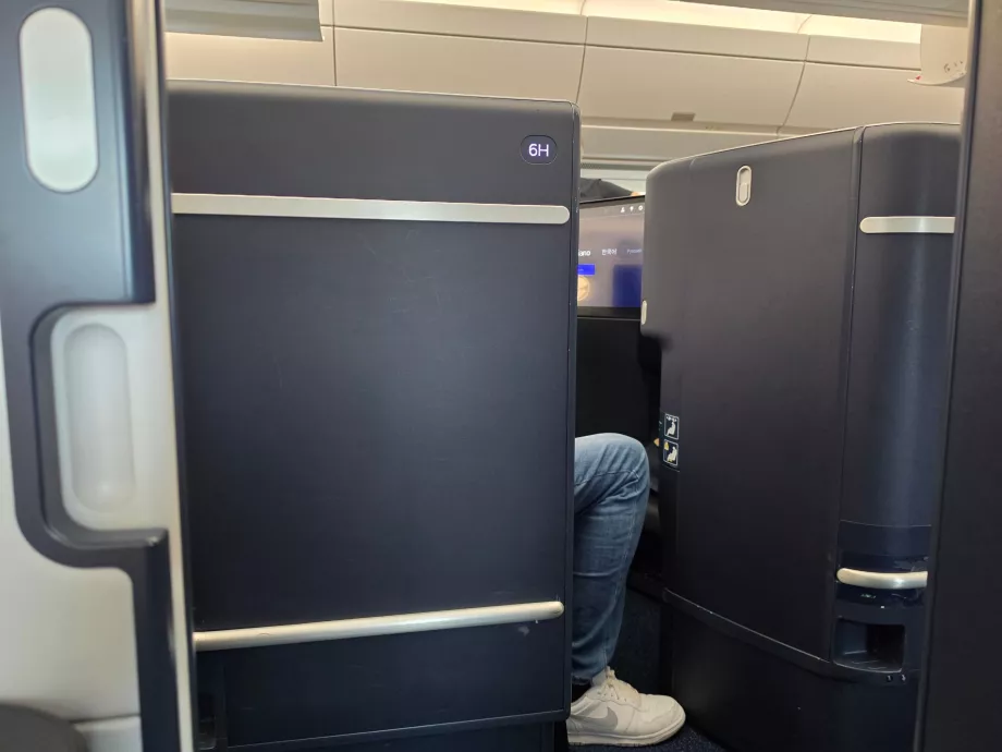 The view from my seat with the door open