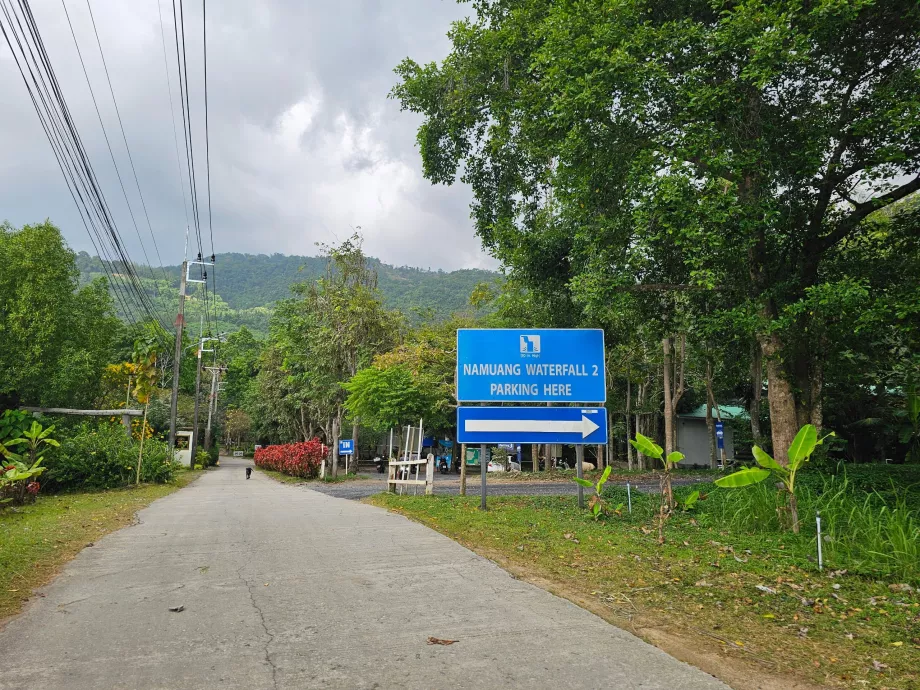 Direction Namuang Waterfall 2