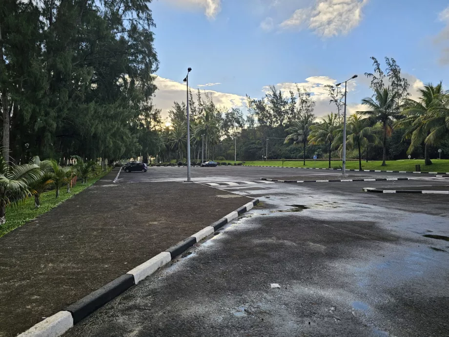 St Felix Beach, parking lot