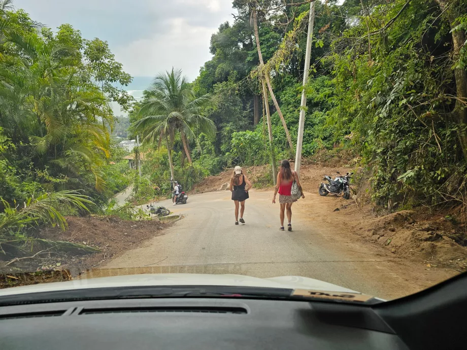 Steep Hill - the road to the Overlap Stones