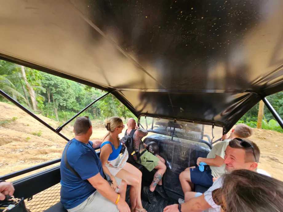 Transportation jeeps to Overlap Stone 2