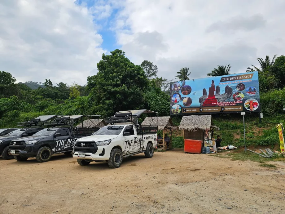 Transportation jeeps to Overlap Stone 2