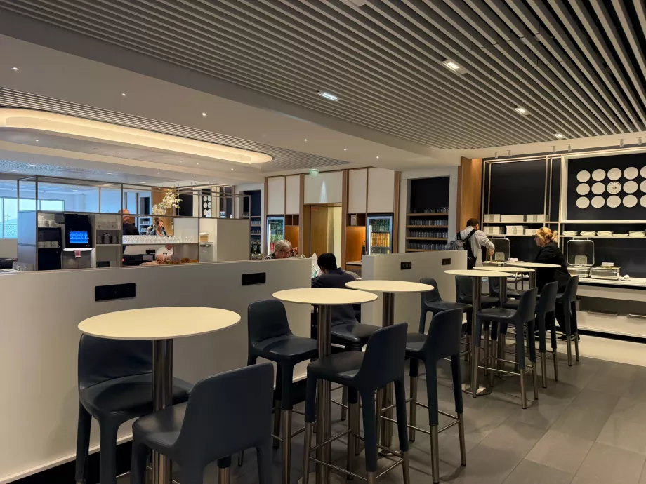 Interior of the Air France Lounge