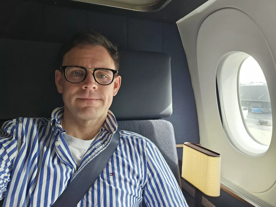 Me in Allegris First Class