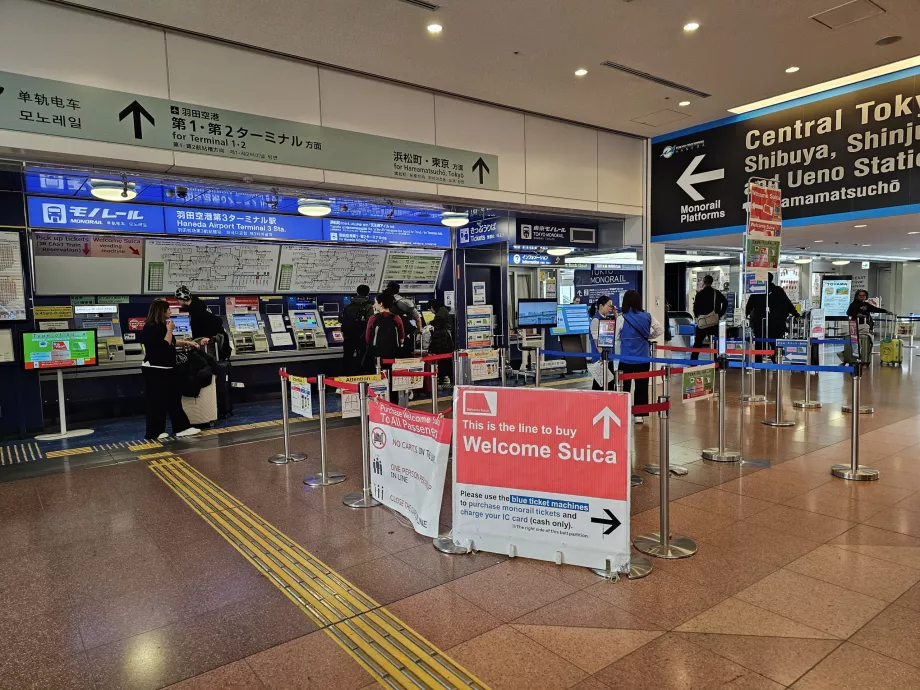 Suica IC card machines
