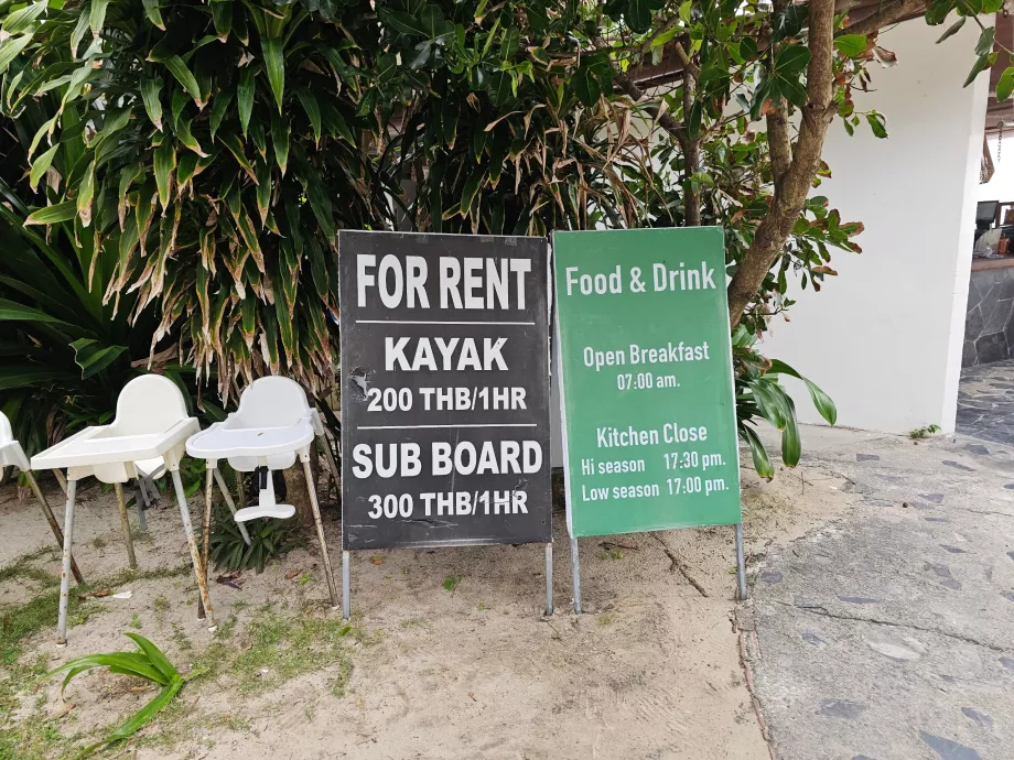 Silver Beach, water sports