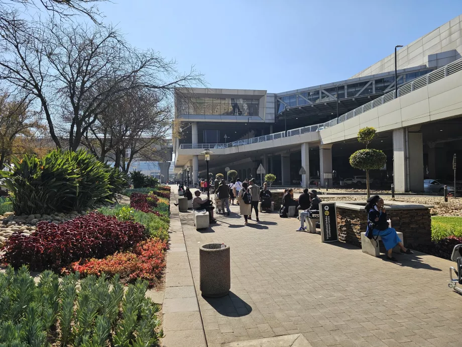 Park in front of the terminal