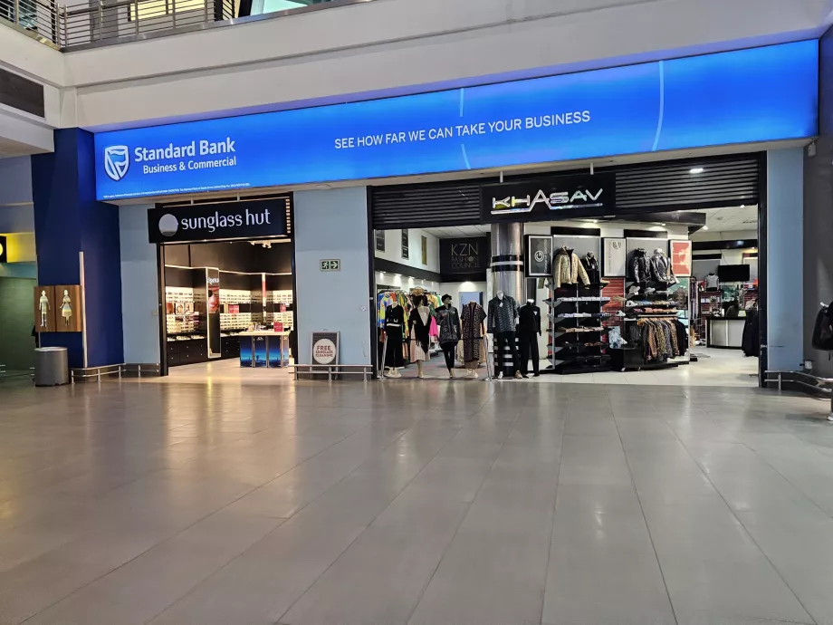 Shops in the public area