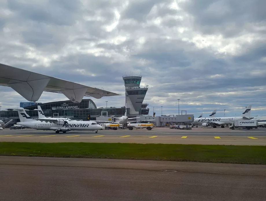 Finnair aircraft at Helsinki Airport
