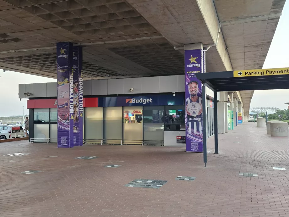 Car rental counters