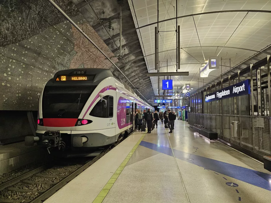 Train, Helsinki Airport